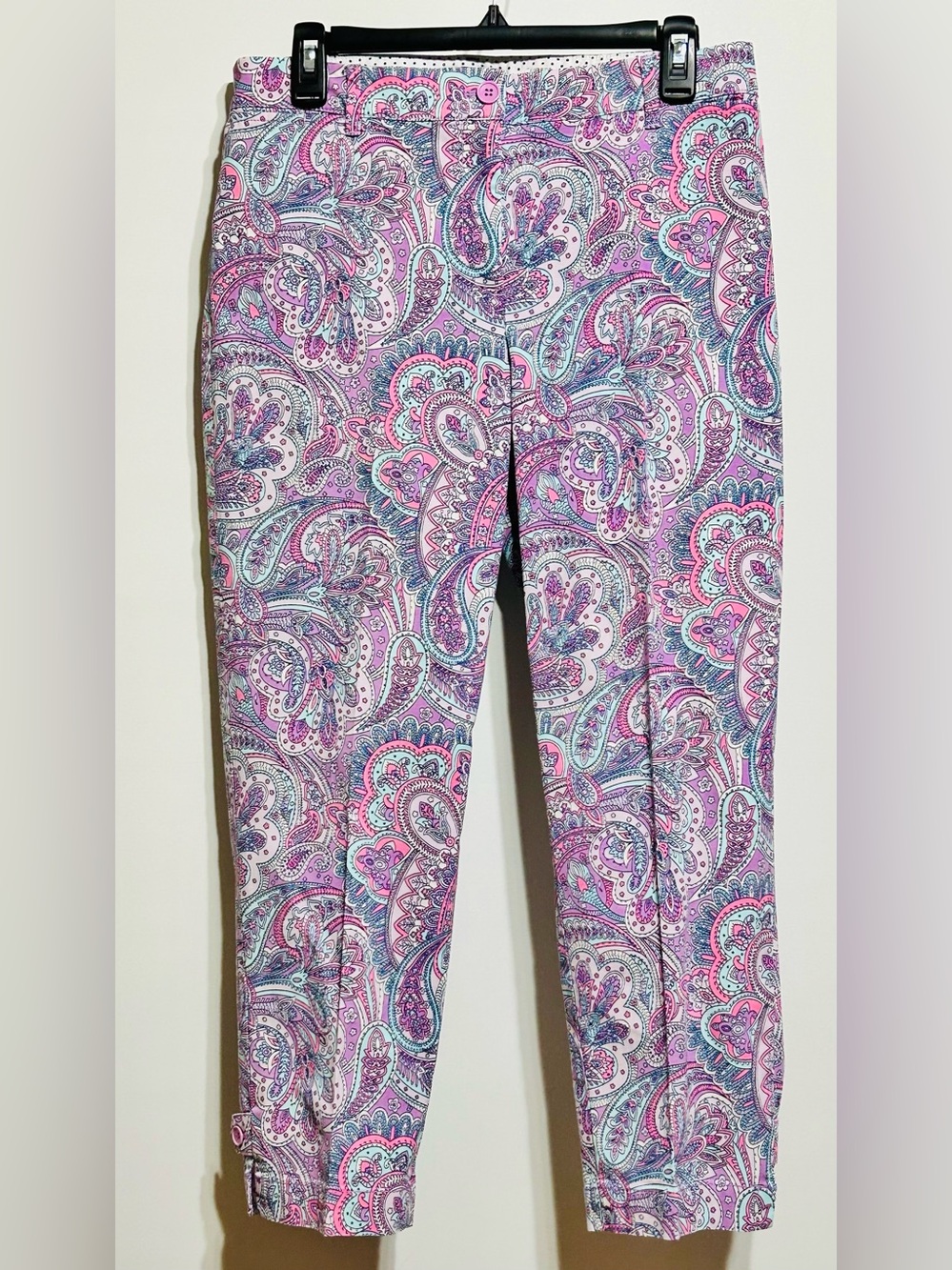 Talbots Paisley cropped Pants